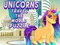 Joc Unicorni călătoresc prin lume Puzzle  on-line