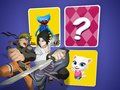 Joc Potrivirea cardului de memorie Naruto  on-line