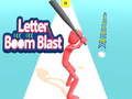 Joc Literă Boom Blast  on-line