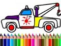 Joc Înapoi la școală: Cartea de colorat pentru camion  on-line