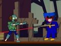 Joc Huggy Wuggy vs Zombi  on-line