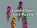 Joc Puzzle de sortare în lanț de culori  on-line