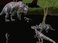 Joc Vânătoare de dinozauri multiplayer la miezul nopții  on-line