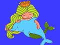 Joc Carte de colorat sirena  on-line