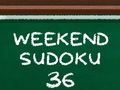 Joc Sudoku de weekend 36  on-line