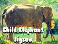 Joc Copil elefant Jigsaw  on-line