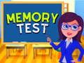 Joc Test de memorie  on-line