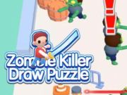 Joc Zombie Killer Draw Puzzle on-line