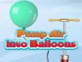 Joc Pompați aer în balon  on-line