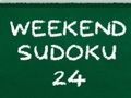 Joc Sudoku de weekend 24  on-line
