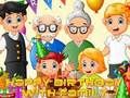 Joc La multi ani cu familie  on-line