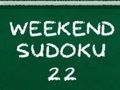 Joc Sudoku de weekend 22  on-line