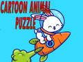 Joc Puzzle cu animale din desene animate  on-line