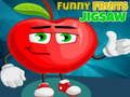 Joc Jigsaw amuzant cu fructe  on-line