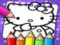 Joc Cartea de colorat Hello Kitty  on-line
