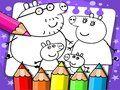 Joc Carte de colorat Peppa Pig  on-line