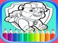 Joc Carte de colorat PAW Patrol  on-line