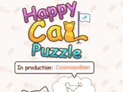 Joc Puzzle distractiv cu o pisică  on-line