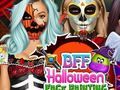 Joc Pictură pe față de Halloween BFF  on-line