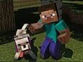 Joc Minicraft: Steve și aventura lupului  on-line