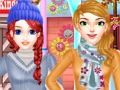 Joc Imbraca-te la moda de iarna  on-line