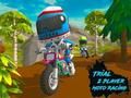 Joc Curse moto trial 2 jucători  on-line