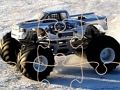Joc Puzzle de iarnă Monster Truck  on-line