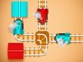 Joc Puzzle labirint cu șine  on-line