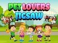 Joc Jigsaw iubitori de animale de companie  on-line