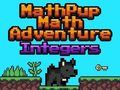 Joc MathPup Matematică aventură numere întregi  on-line