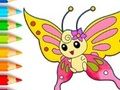 Joc Carte de colorat: Fluture  on-line