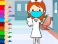 Joc Carte de colorat: Doctor  on-line