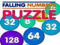 Joc Puzzle cu numere care cade  on-line