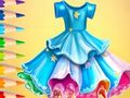 Joc Carte de colorat: Rochie  on-line