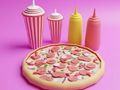 Joc Carte de colorat: Pizza  on-line