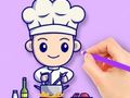 Joc Carte de colorat: Chef  on-line