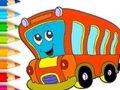 Joc Carte de colorat: Autobuz  on-line