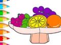Joc Carte de colorat: Fructe  on-line