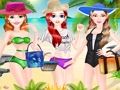 Joc Costum de baie de plajă la modă pentru fete  on-line