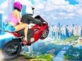 Joc Sarituri cu bicicleta cu rampa  on-line