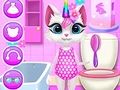 Joc Îngrijire zilnică Kitty Unicorn  on-line