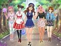 Joc Dress Up Anime pentru liceu  on-line