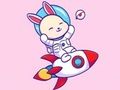 Joc Carte de colorat: Iepure Astronaut  on-line