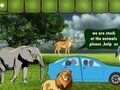 Joc Evadarea familiei de animalele periculoase  on-line