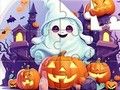 Joc Puzzle -ul jigsaw: Halloween Ghost drăguț on-line