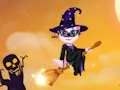 Joc Fata pisică se pregătește de Halloween  on-line