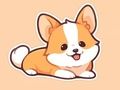 Joc Carte de colorat: Corgi  on-line