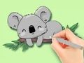 Joc Carte de colorat: Doi Koala  on-line