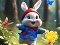 Joc Puzzle -ul Jigsaw: iepure rulant on-line