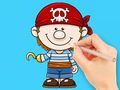 Joc Carte de colorat: Pirat  on-line